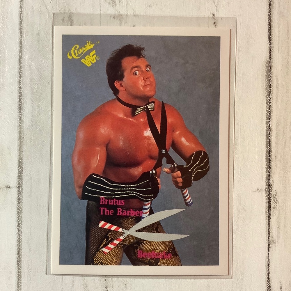 1989 classic WWF #12 Brutus "The Barber" Beefcake